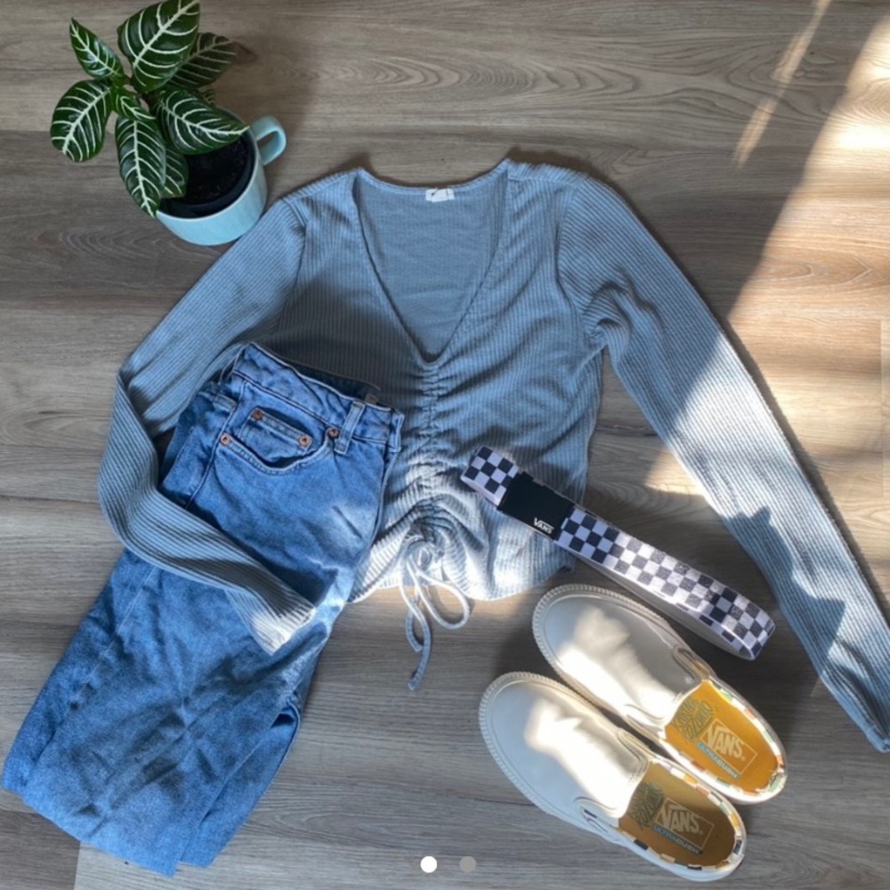 Garage Long Sleeve Tie Tee